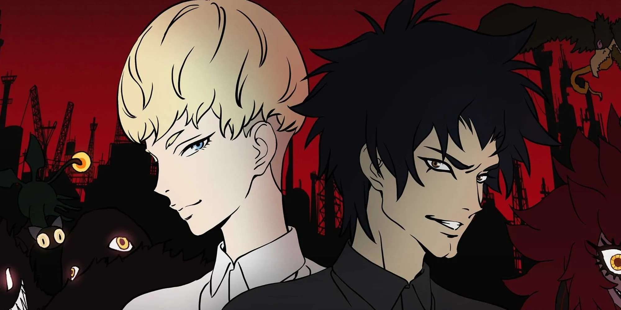 Akira Fudo trong hình dạng Devilman sẵn sàng chiến đấu.