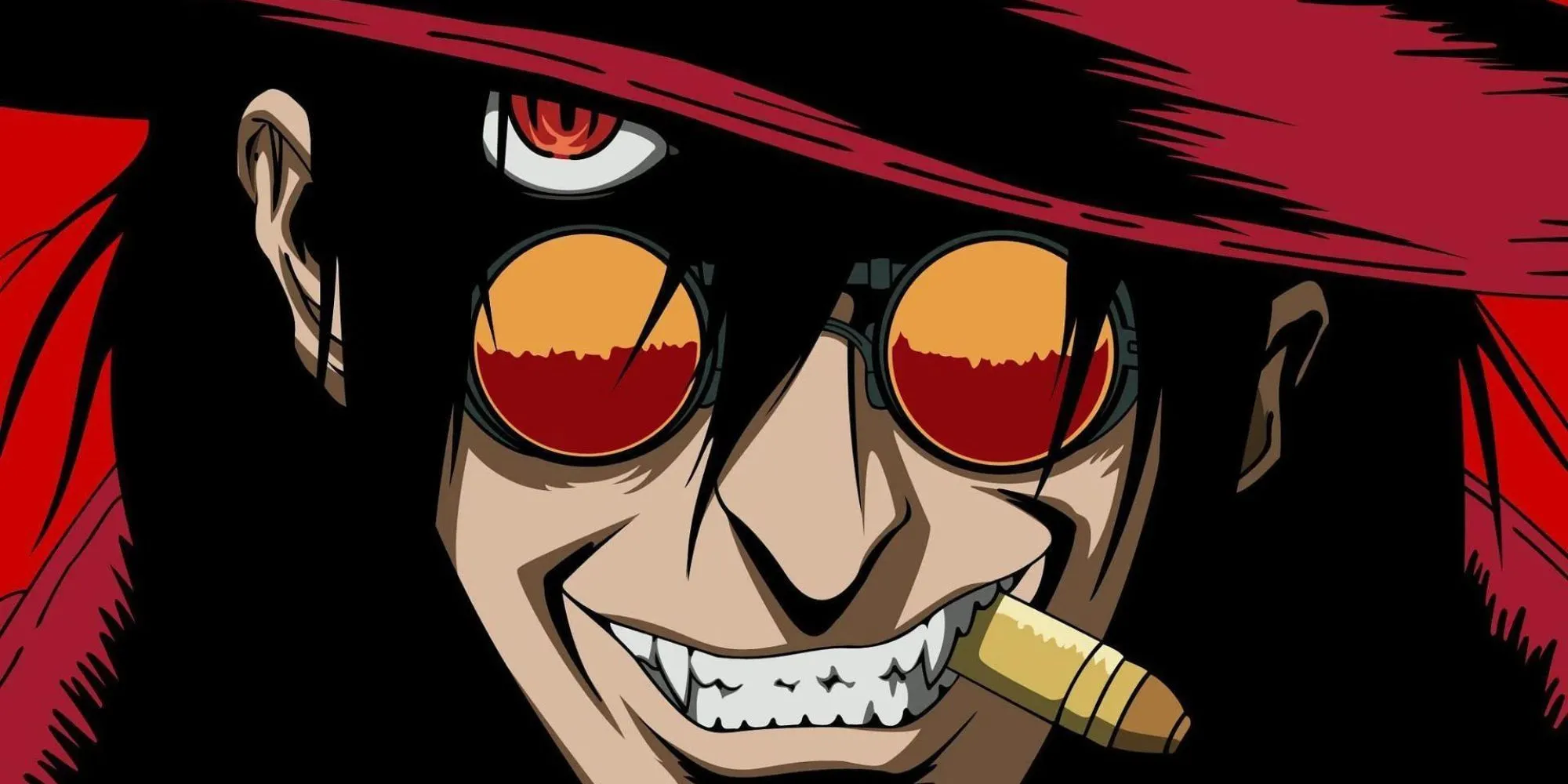 Alucard, ma cà rồng tối thượng của Tổ chức Hellsing trong anime Hellsing Ultimate.