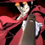 Alucard từ Hellsing Ultimate với nụ cười đáng sợ