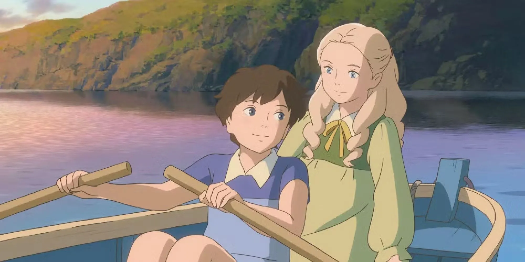 Anna và Marnie cùng nhau tại ngôi nhà đầm lầy trong phim When Marnie Was There của Studio Ghibli