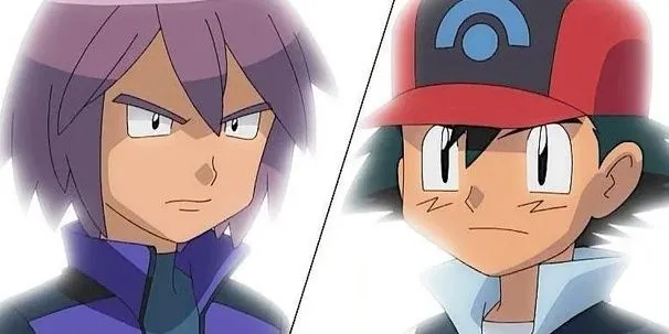 Ash Ketchum và Paul trong Pokemon, biểu tượng cho cuộc đối đầu triết lý huấn luyện.