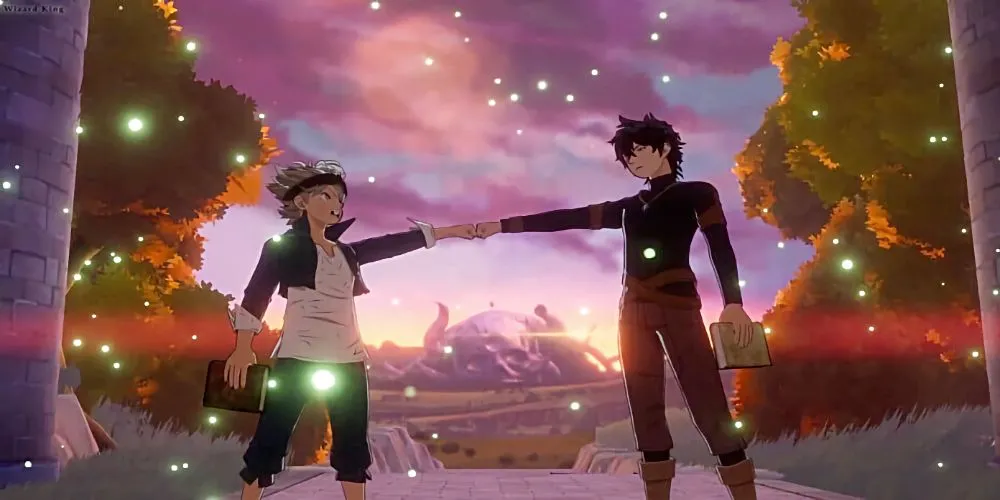 Asta và Yuno từ Black Clover, cặp đối thủ nhưng lại là anh em thân thiết.
