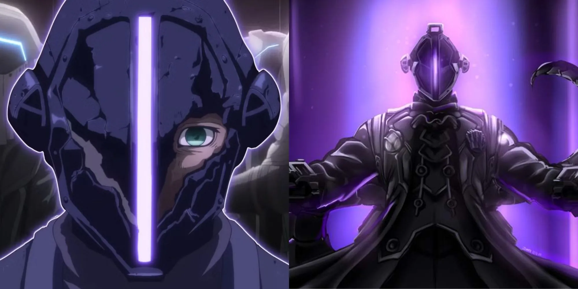 Bondrewd trong Made in Abyss, đeo mặt nạ và mỉm cười trong bóng tối