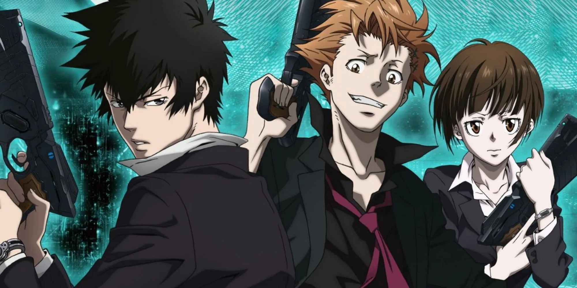 Các thanh tra trong bộ Psycho-Pass đối mặt với tội phạm trong bối cảnh thành phố tương lai