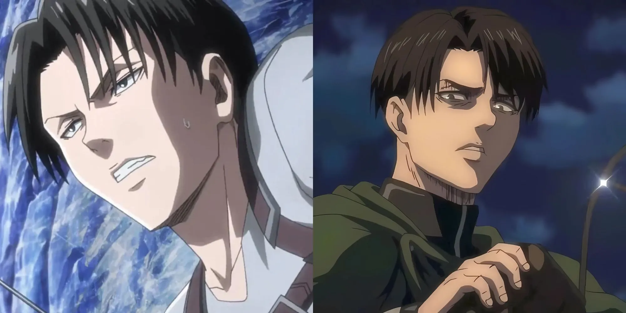 Đại úy Levi Ackerman trong trang phục trinh sát đoàn trong Attack on Titan