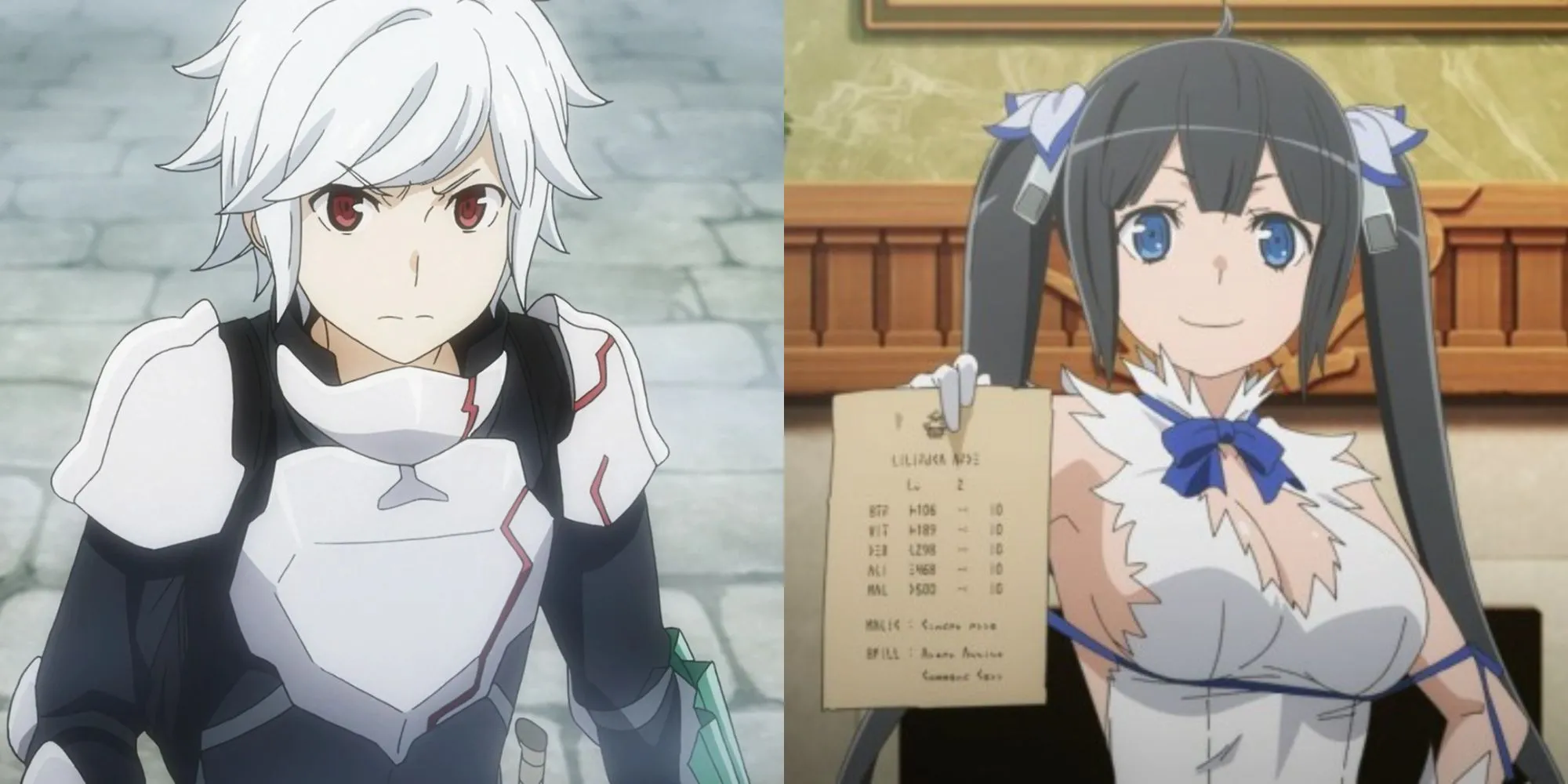 DanMachi - Hestia cập nhật chỉ số (Falna) cho Bell Cranel trên lưng