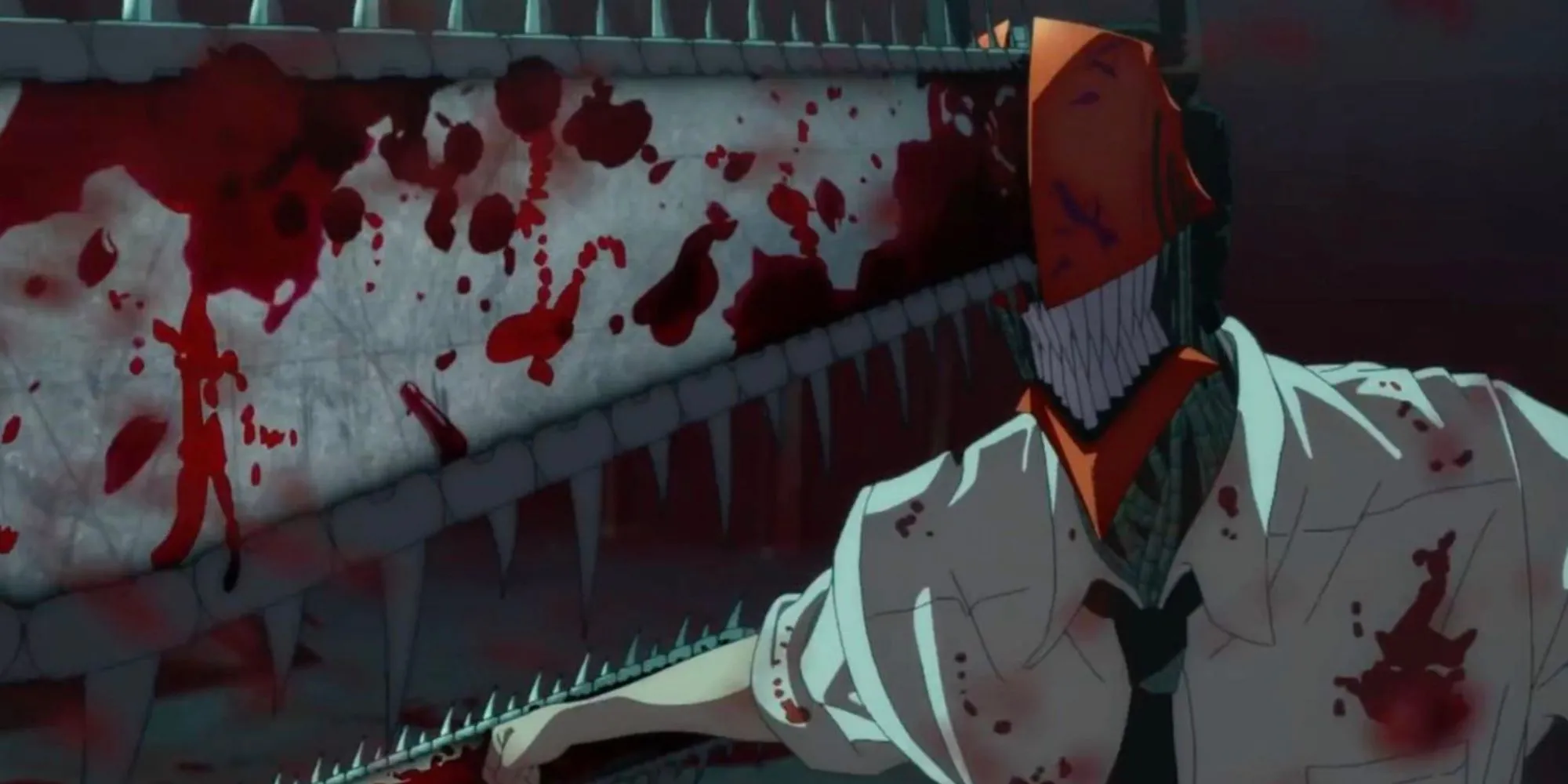 Denji trong hình dạng Chainsaw Man đầy uy lực.