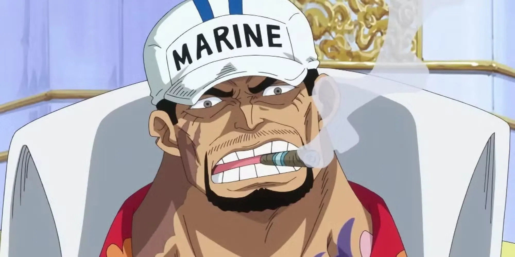Đô đốc Hải quân Akainu (Sakazuki) với năng lực Magu Magu no Mi