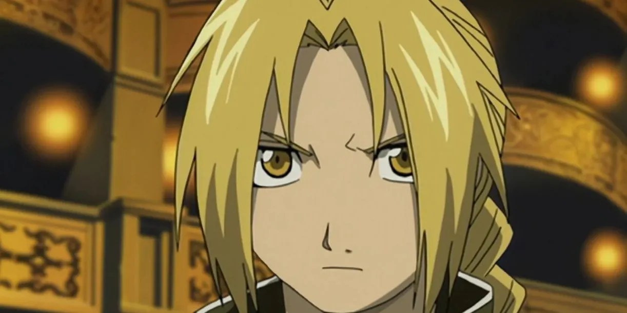 Edward Elric từ Fullmetal Alchemist với cánh tay kim loại, biểu tượng cho sự hy sinh và buông bỏ vì người khác.