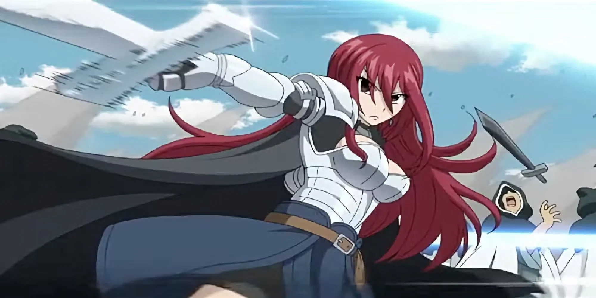 Erza Scarlet với giáp trụ trong Fairy Tail