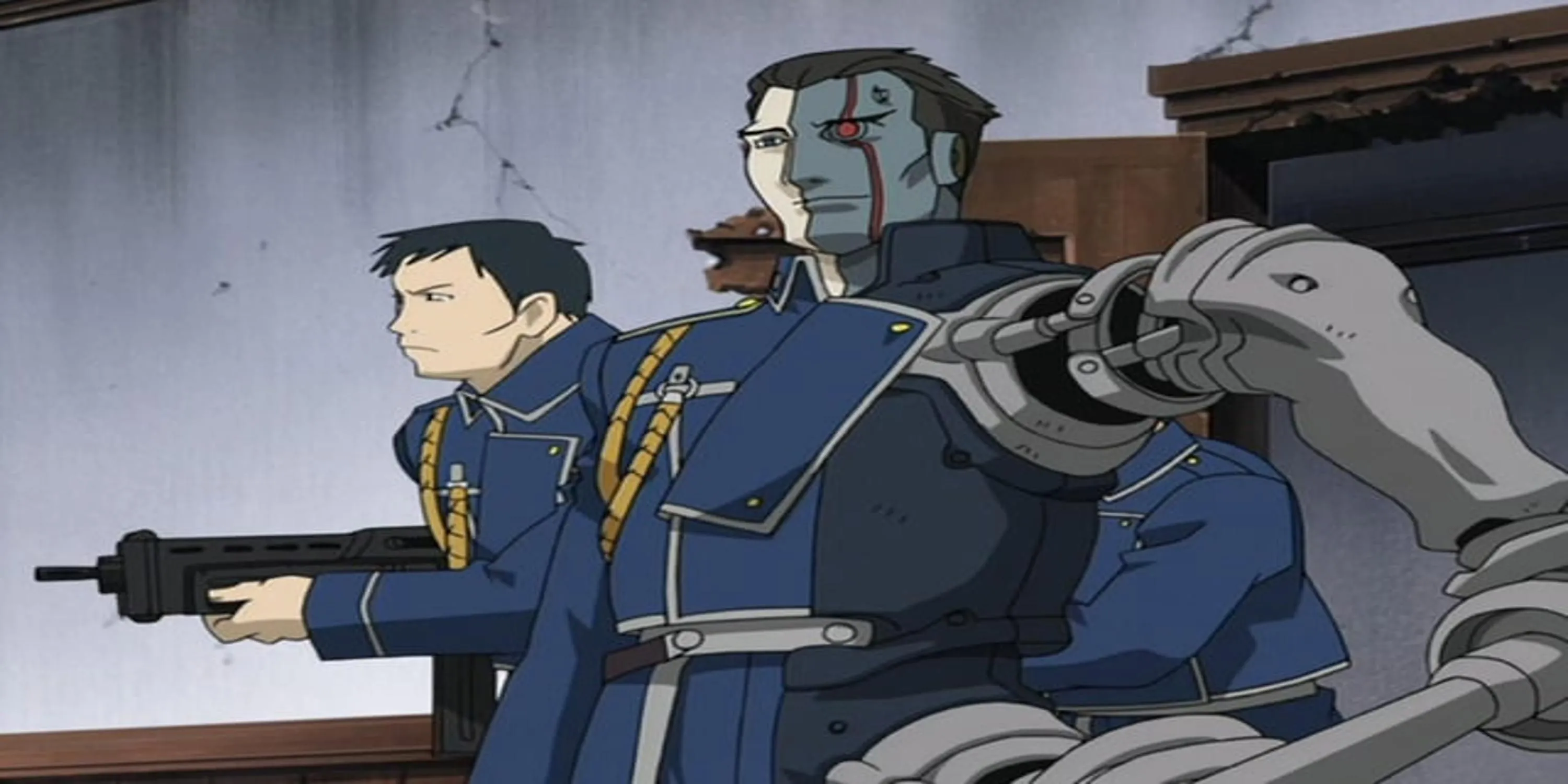 Frank Archer trong Fullmetal Alchemist với cánh tay máy