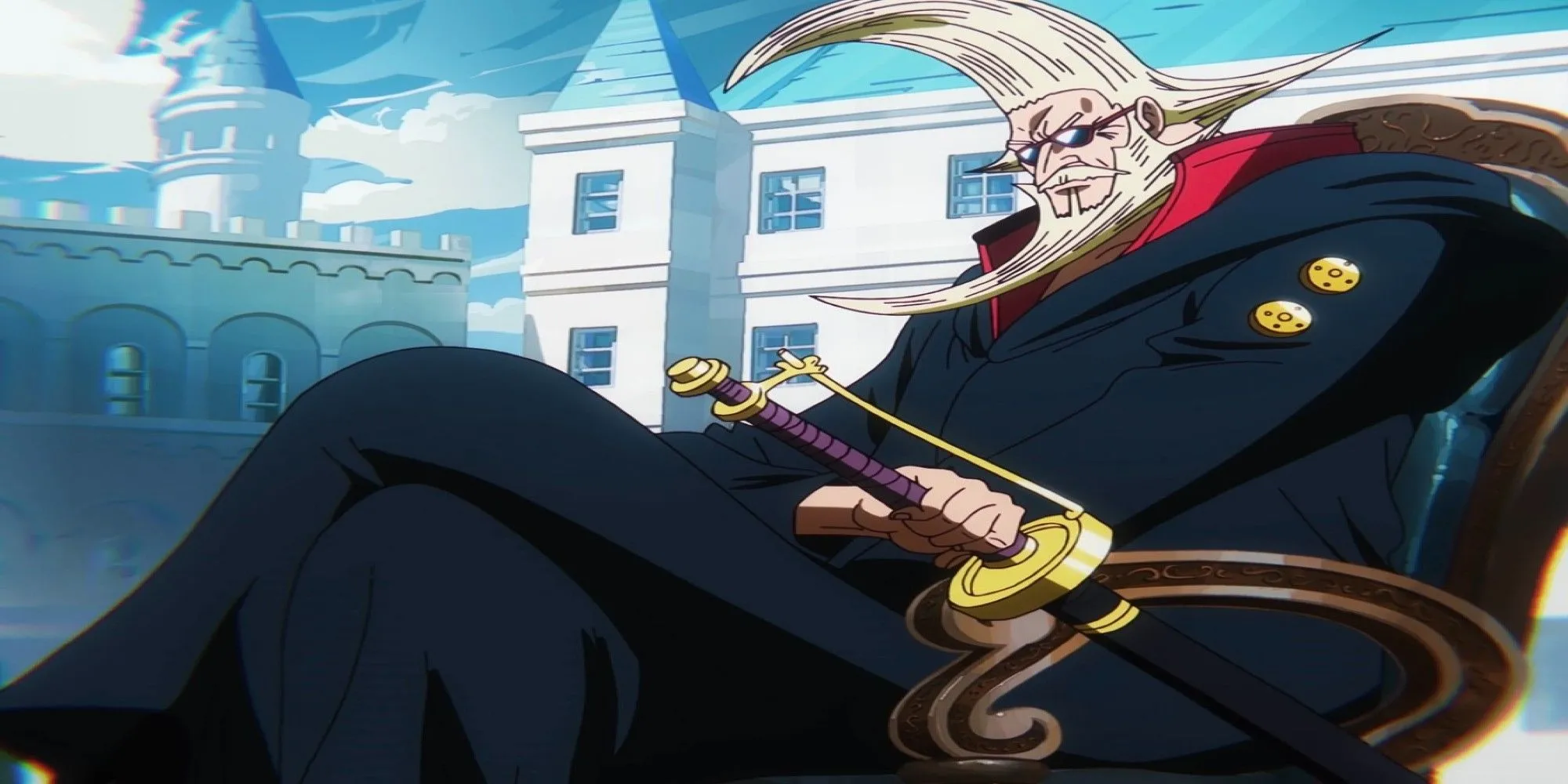 Garling Fingarland, cựu Chỉ huy Kỵ Sĩ Thần và hiện là Ngũ Lão Tinh trong One Piece
