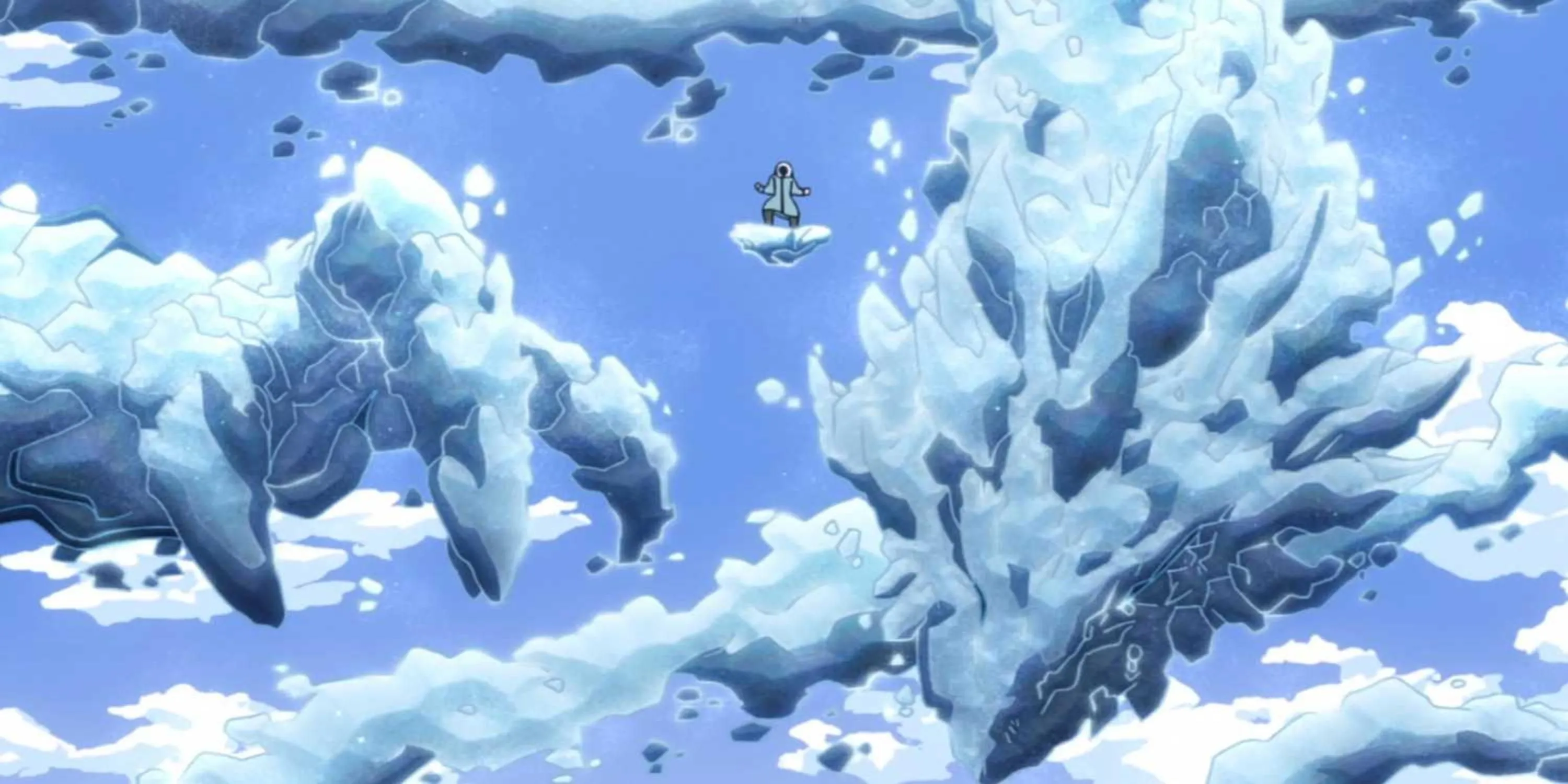 Geten sử dụng Quirk Ice Ply trong My Hero Academia
