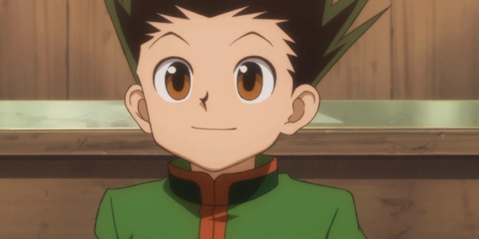 Gon Freecss với nụ cười nhẹ nhàng trong Hunter x Hunter