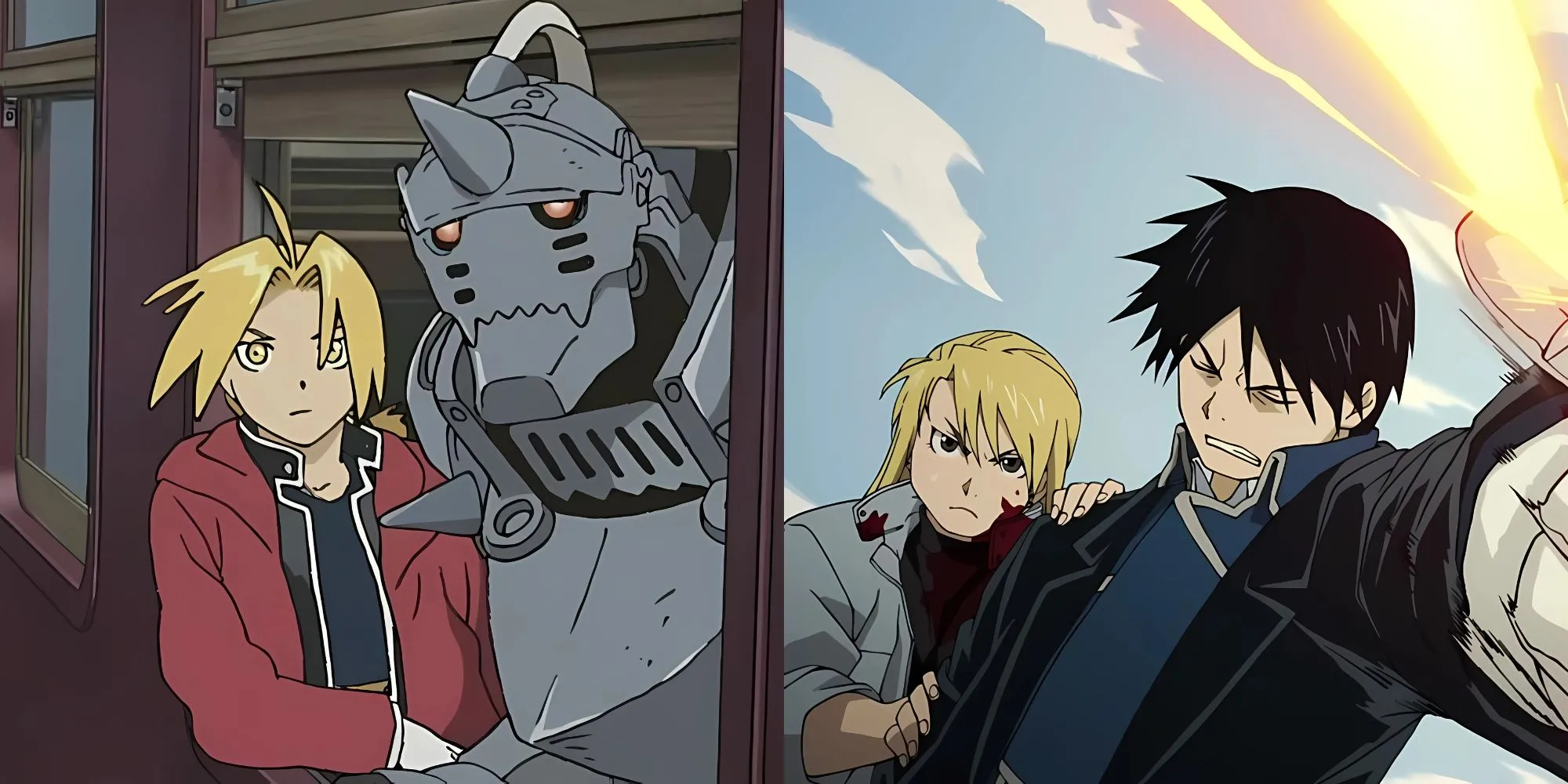 Hai anh em Edward và Alphonse Elric trong Fullmetal Alchemist Brotherhood
