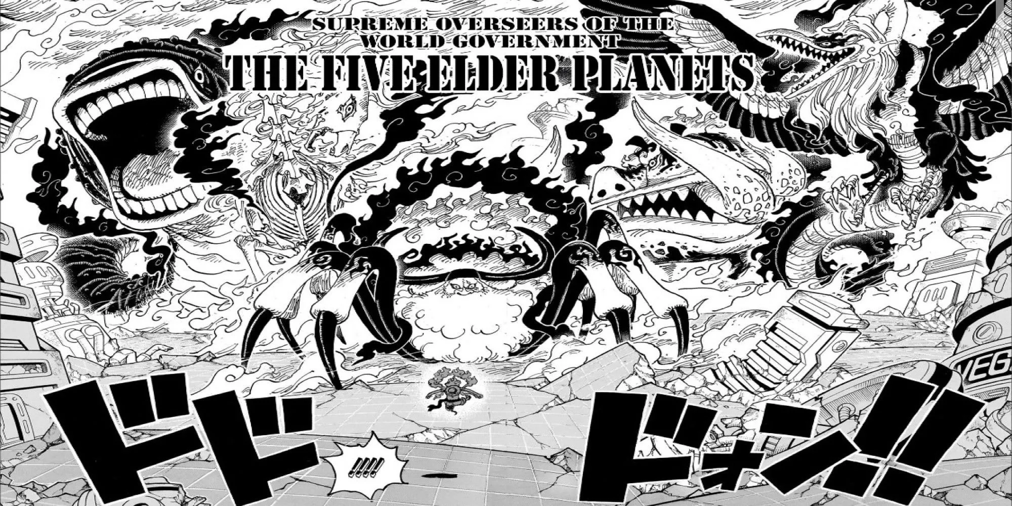 Hình dạng sức mạnh của Ngũ Lão Tinh, nhóm có khả năng tái tạo trong One Piece