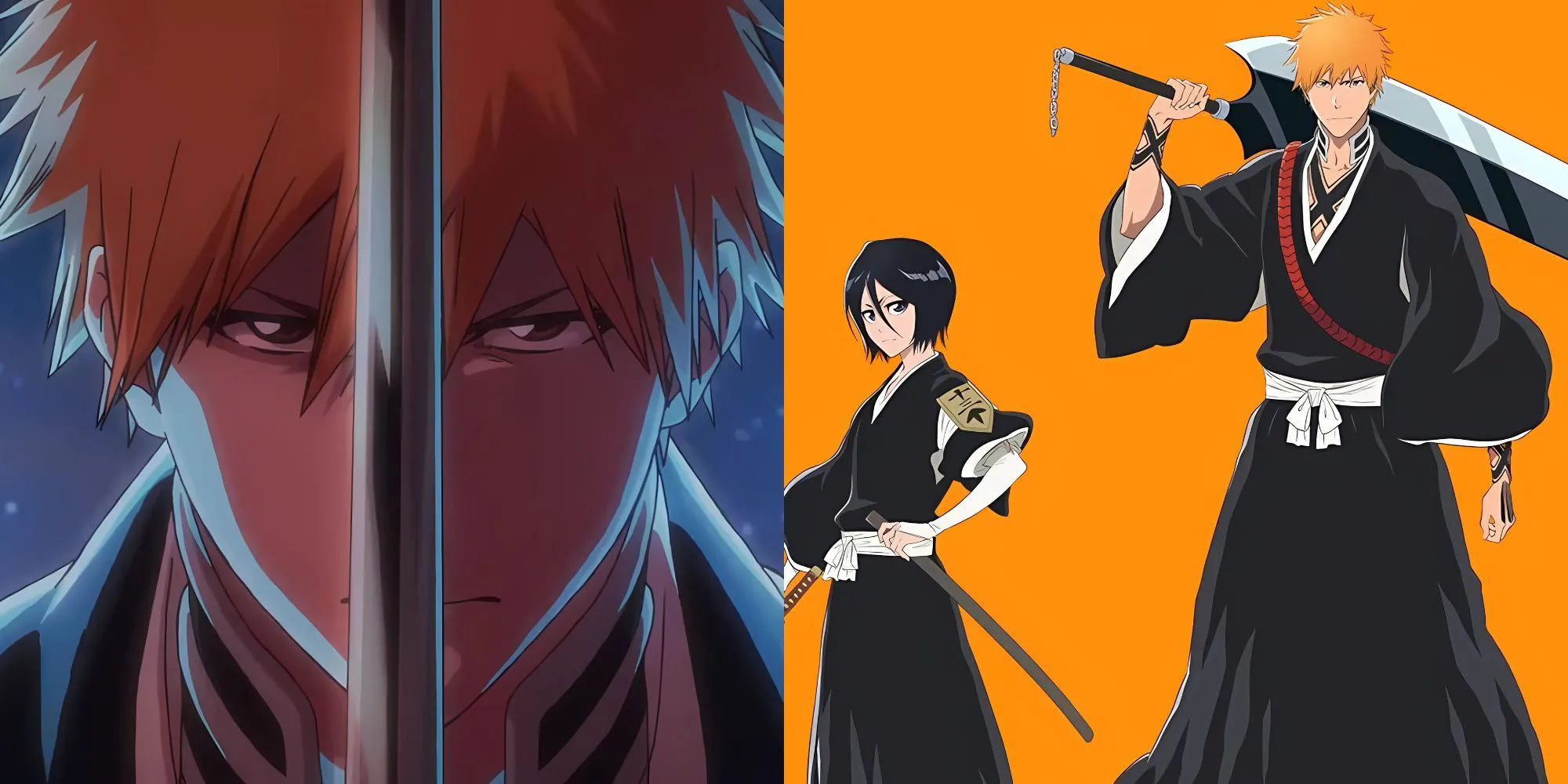 Ichigo Kurosaki với thanh kiếm Zanpakuto khổng lồ trong Bleach