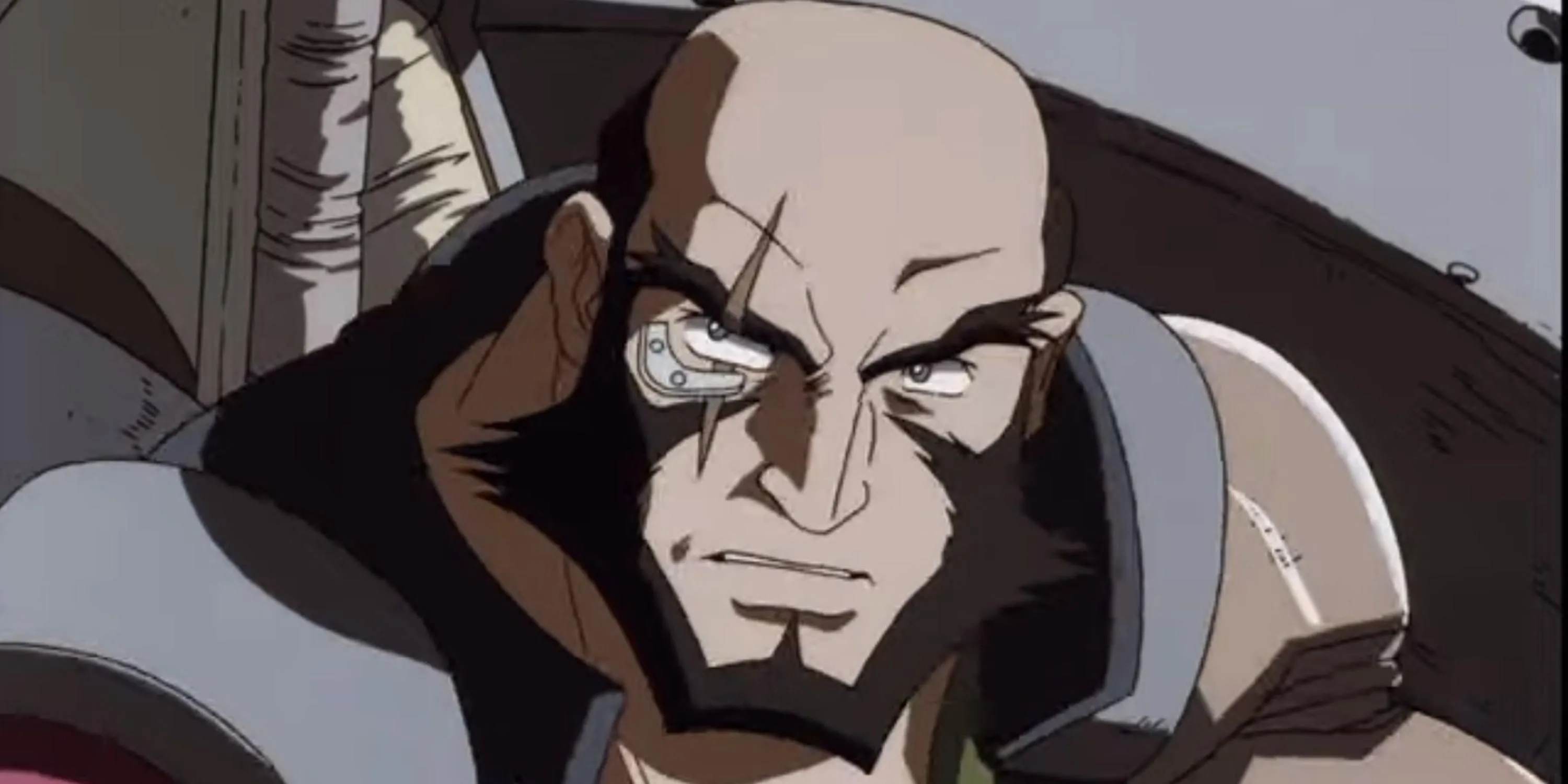 Jet Black với cánh tay máy trong Cowboy Bebop