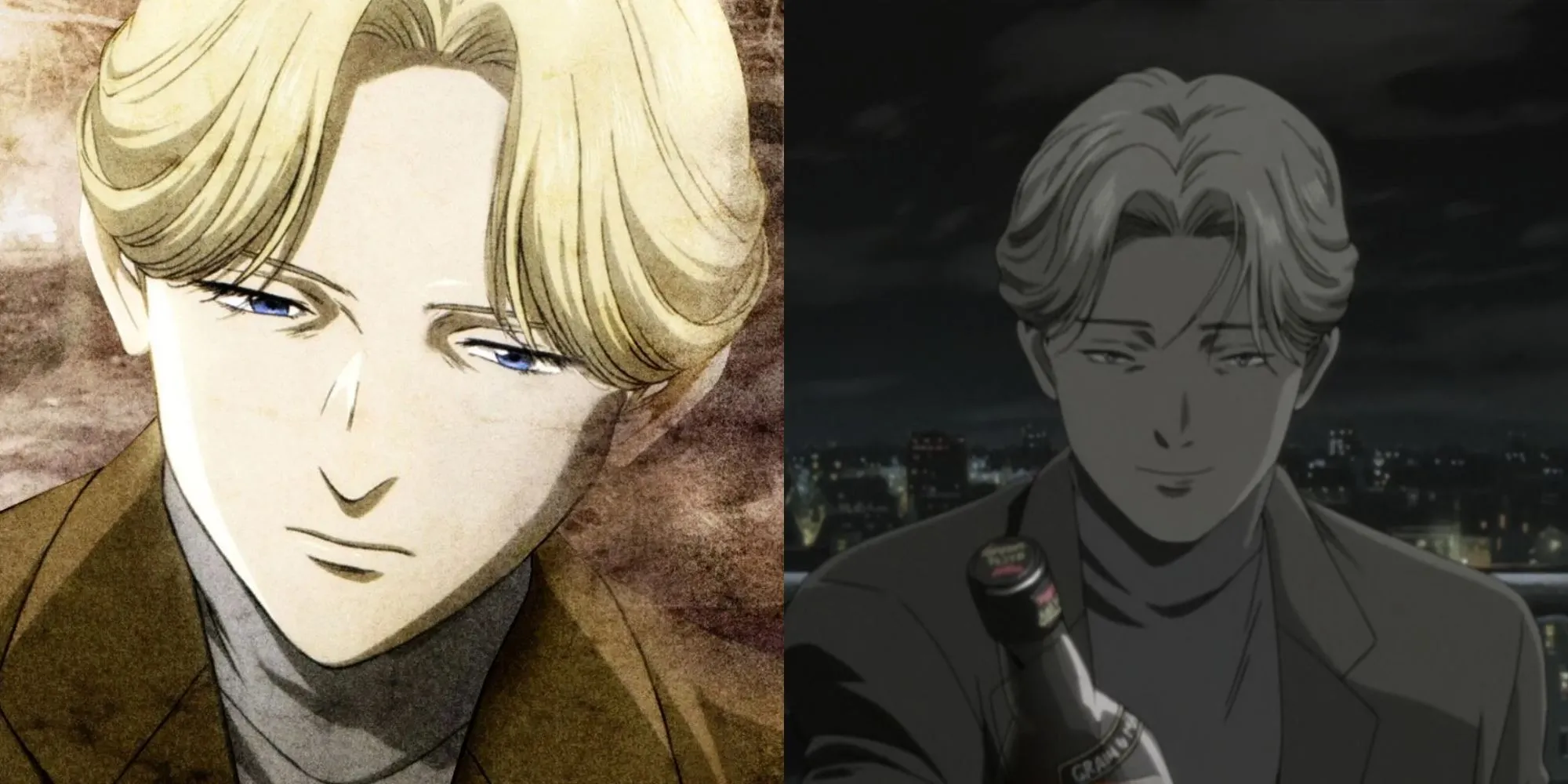 Johan Liebert trong Monster, mỉm cười với vẻ ngoài bình thản nhưng đầy bí ẩn