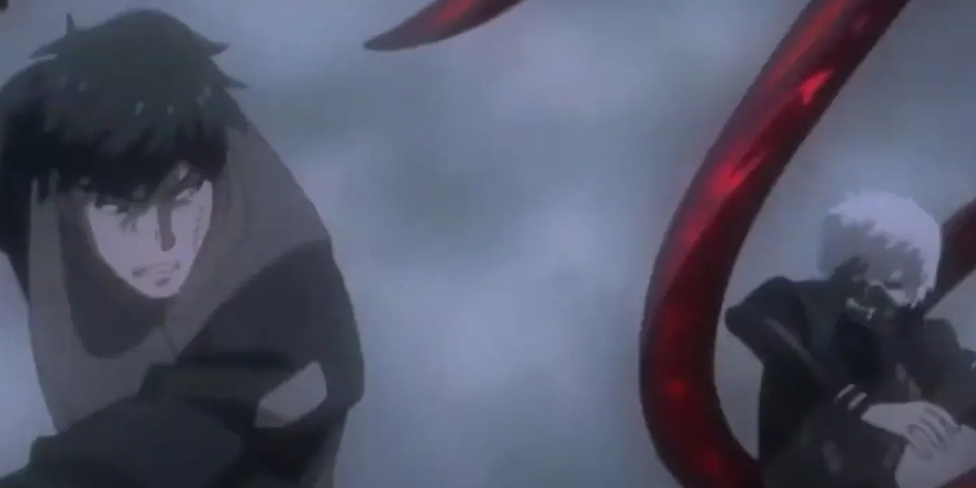 Ken Kaneki và Koutarou Amon trong Tokyo Ghoul, hai nhân vật đáng lẽ có thể hiểu nhau.