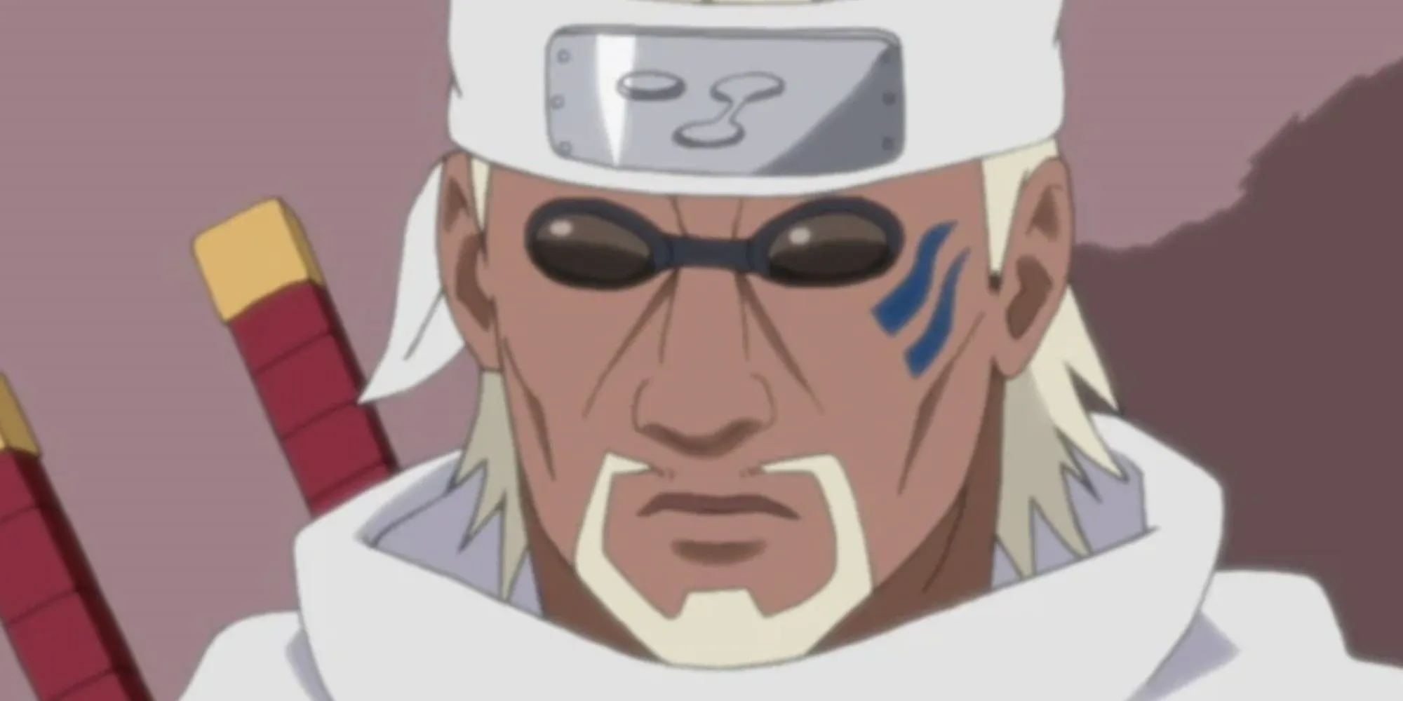 Killer Bee trong trạng thái Vĩ thú cùng 7 thanh kiếm trong Naruto