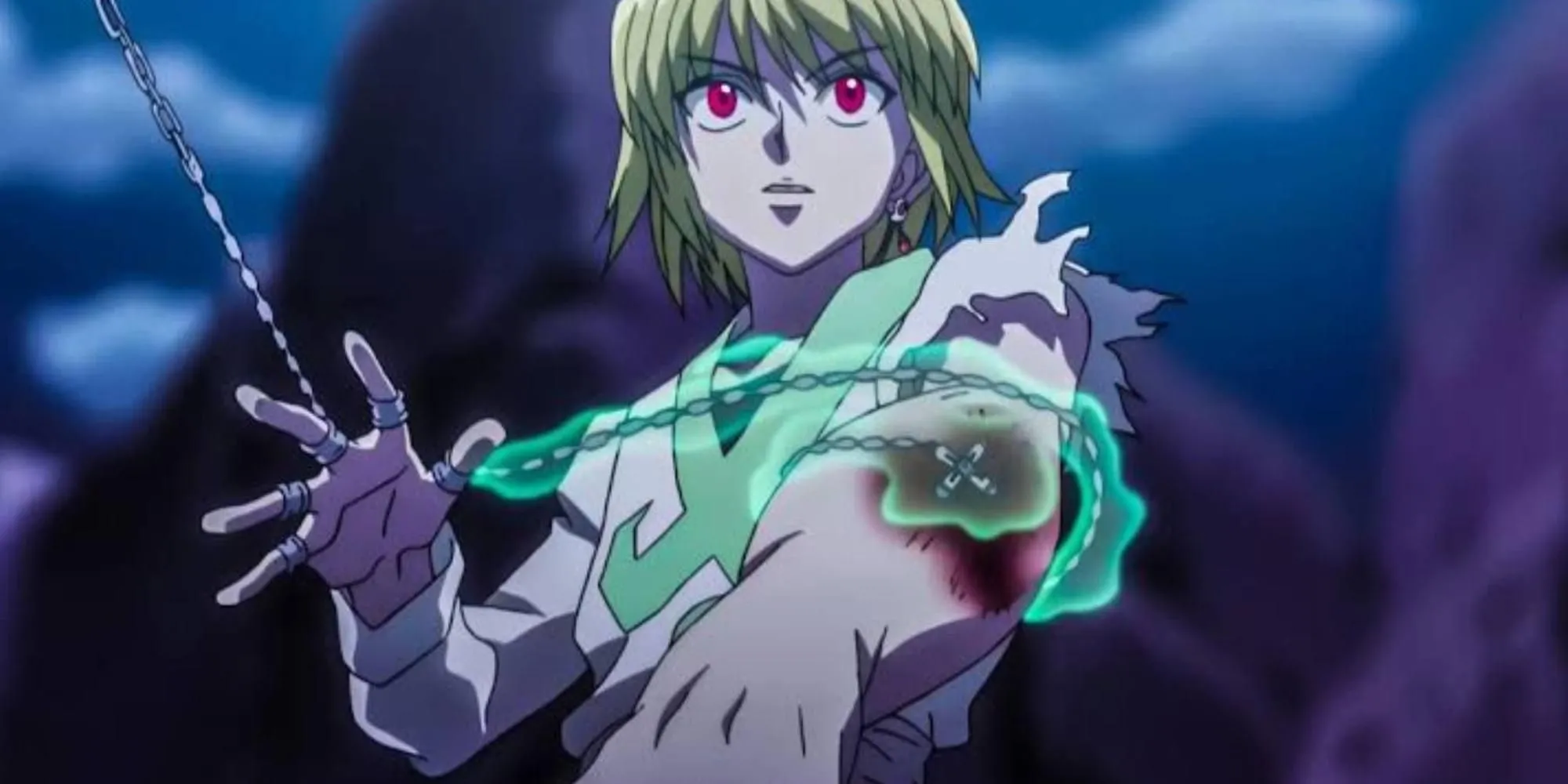 Kurapika của tộc Kurta trong anime Hunter x Hunter