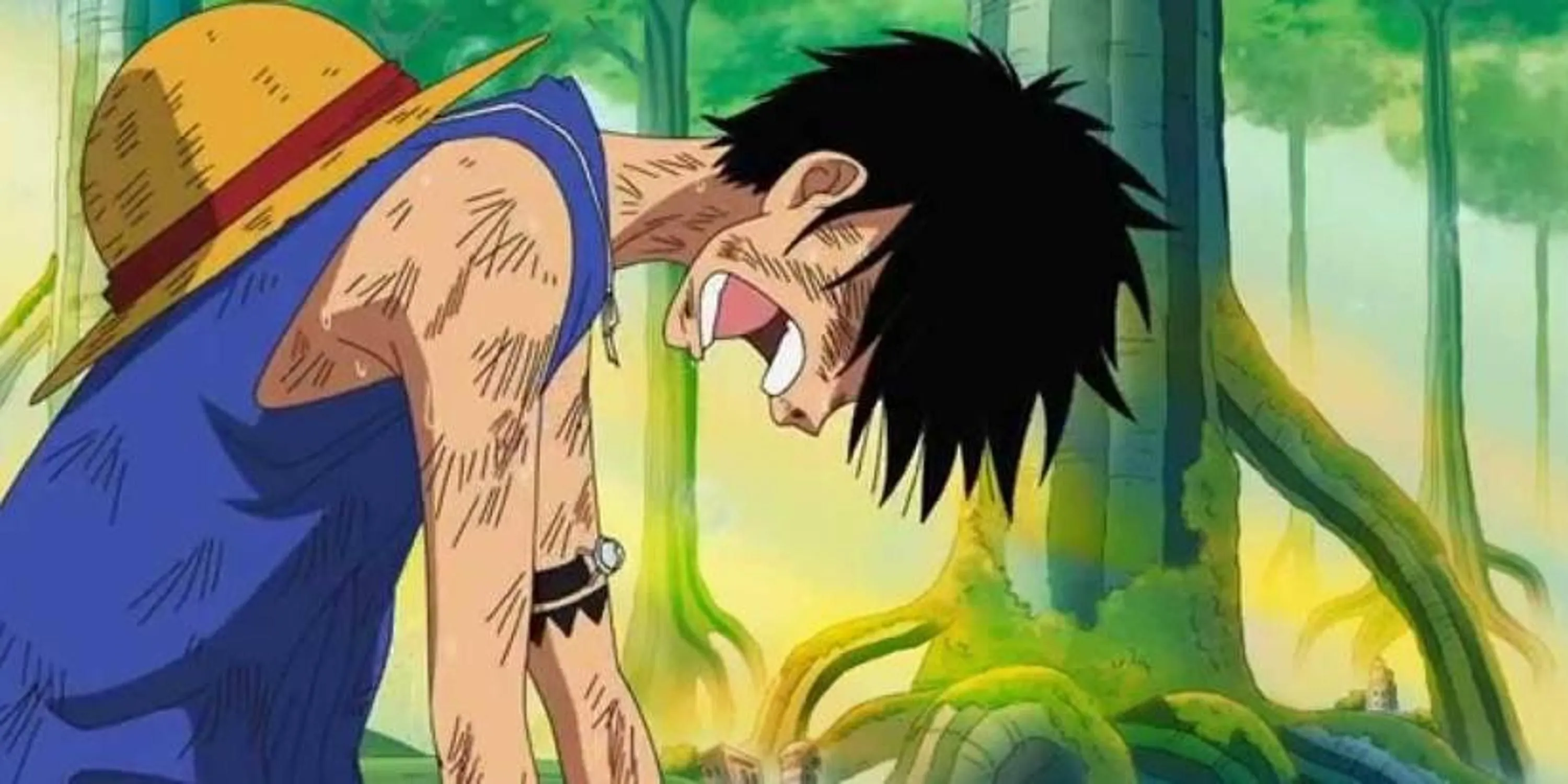 Luffy bất lực gào thét trong đau đớn khi Bartholomew Kuma khiến các thành viên băng Mũ Rơm biến mất tại Sabaody trước timeskip
