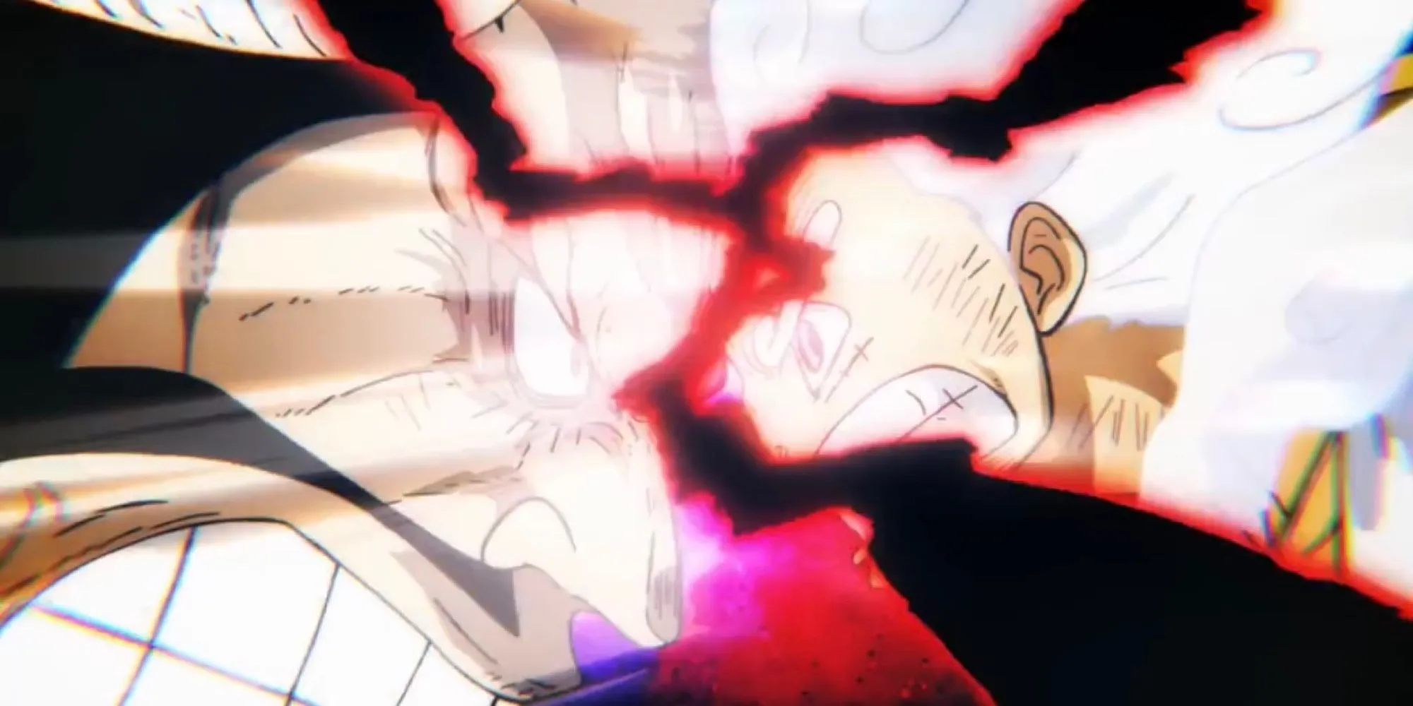 Luffy đối mặt với Kaido trên mái vòm Onigashima