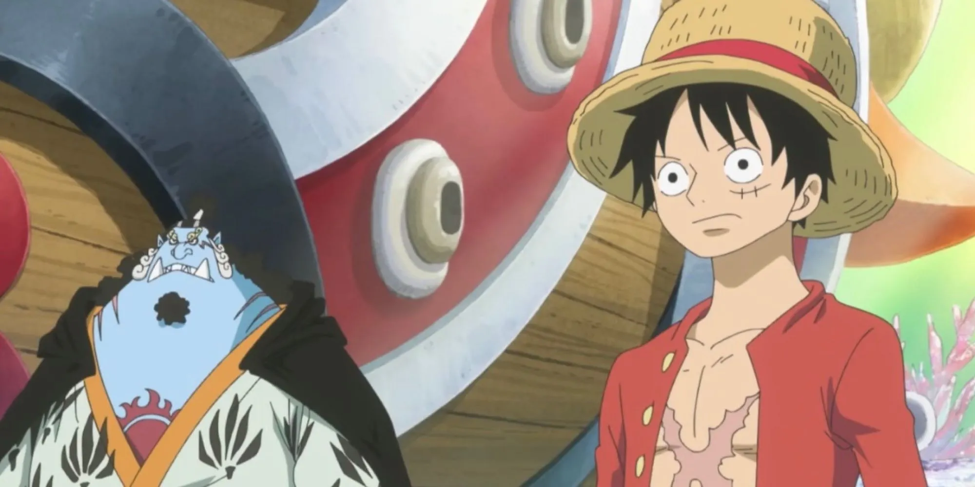 Luffy giải thích cho Jimbei lý do không muốn làm anh hùng