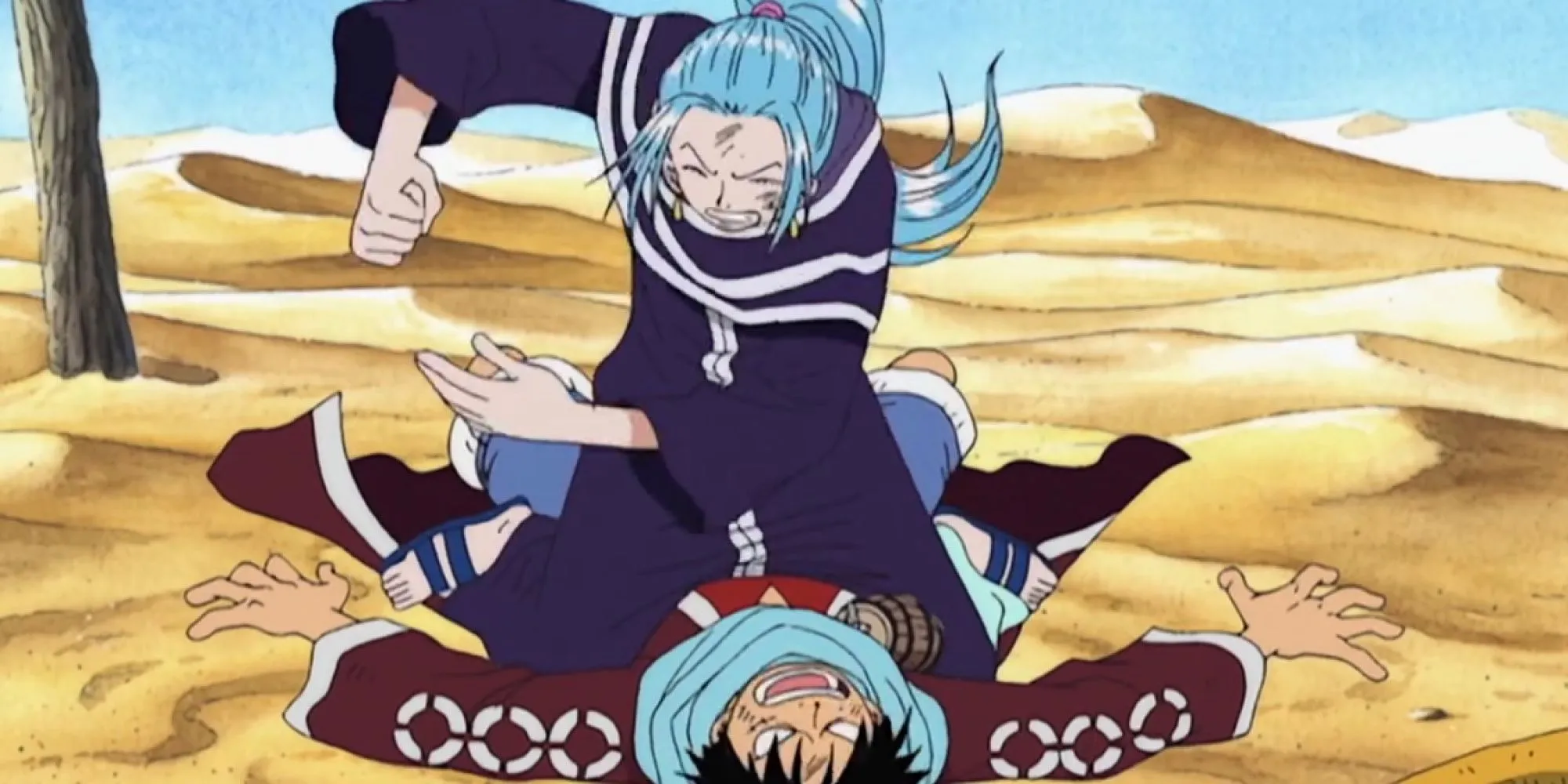 Luffy và Vivi thảo luận về chiến tranh ở Alabasta