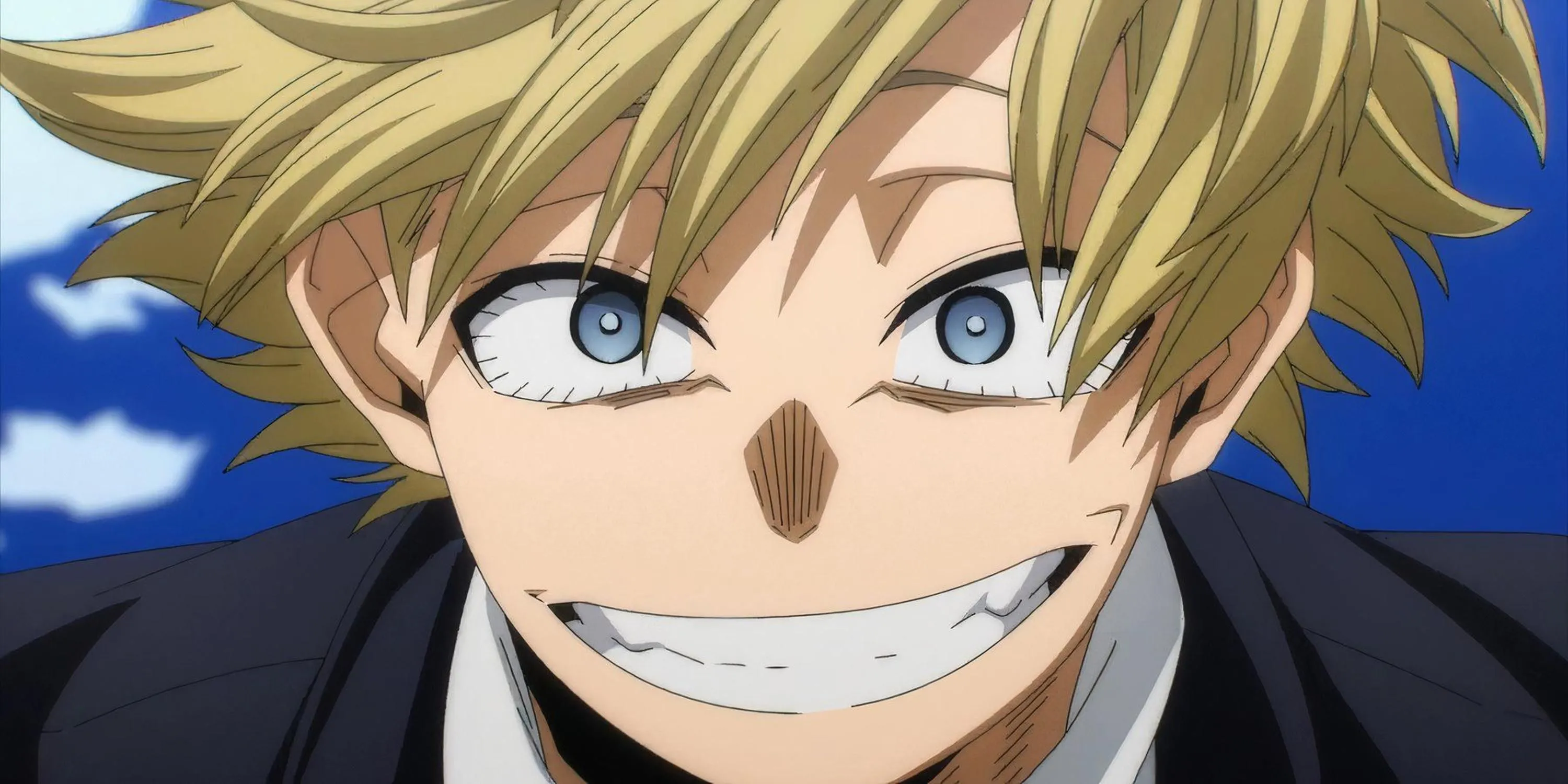 Neito Monoma với biểu cảm đặc trưng sử dụng Quirk Copy trong My Hero Academia