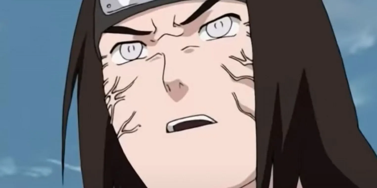 Neji Hyuga, thiên tài tộc Hyuga với Byakugan, sử dụng Bát Quái Lục Thập Tứ Chưởng