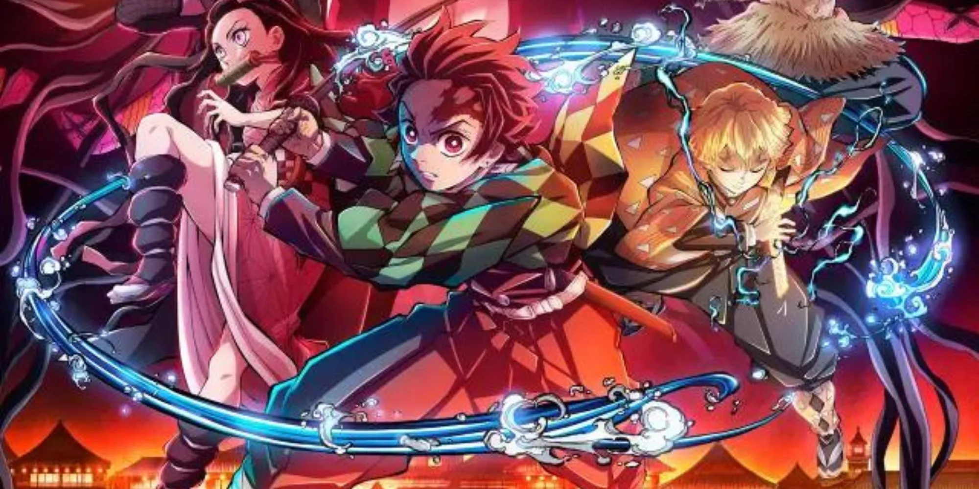 Nhân vật chính Tanjiro Kamado cùng em gái Nezuko trong Demon Slayer.