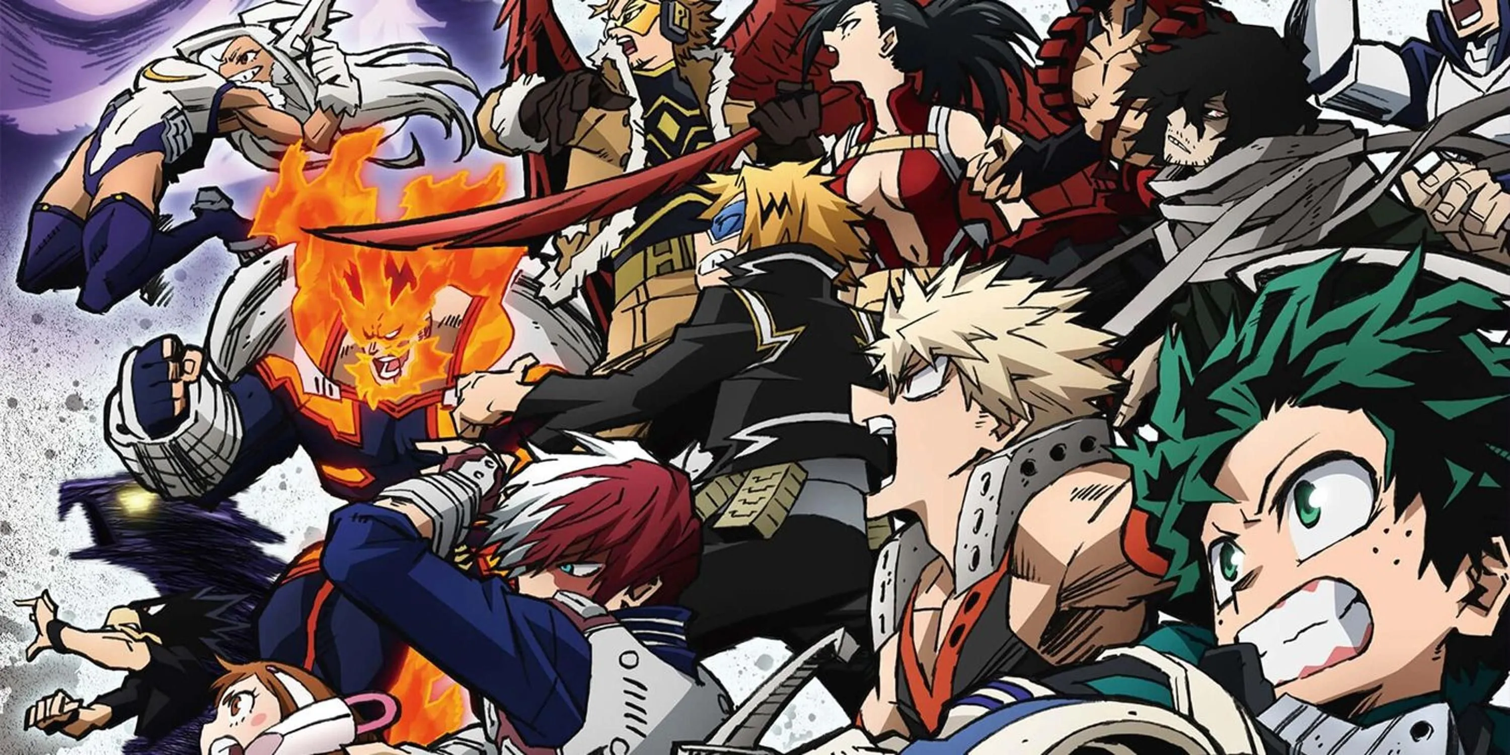 Nhóm học sinh lớp 1-A trường U.A. trong anime My Hero Academia