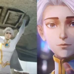 Nice (Lin Ling) trong bộ trang phục anh hùng, nhân vật xếp hạng 10 trong To Be Hero X