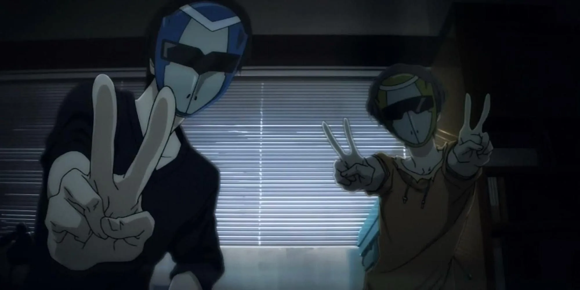 Nine và Twelve trong anime Terror in Resonance (Zankyou no Terror)