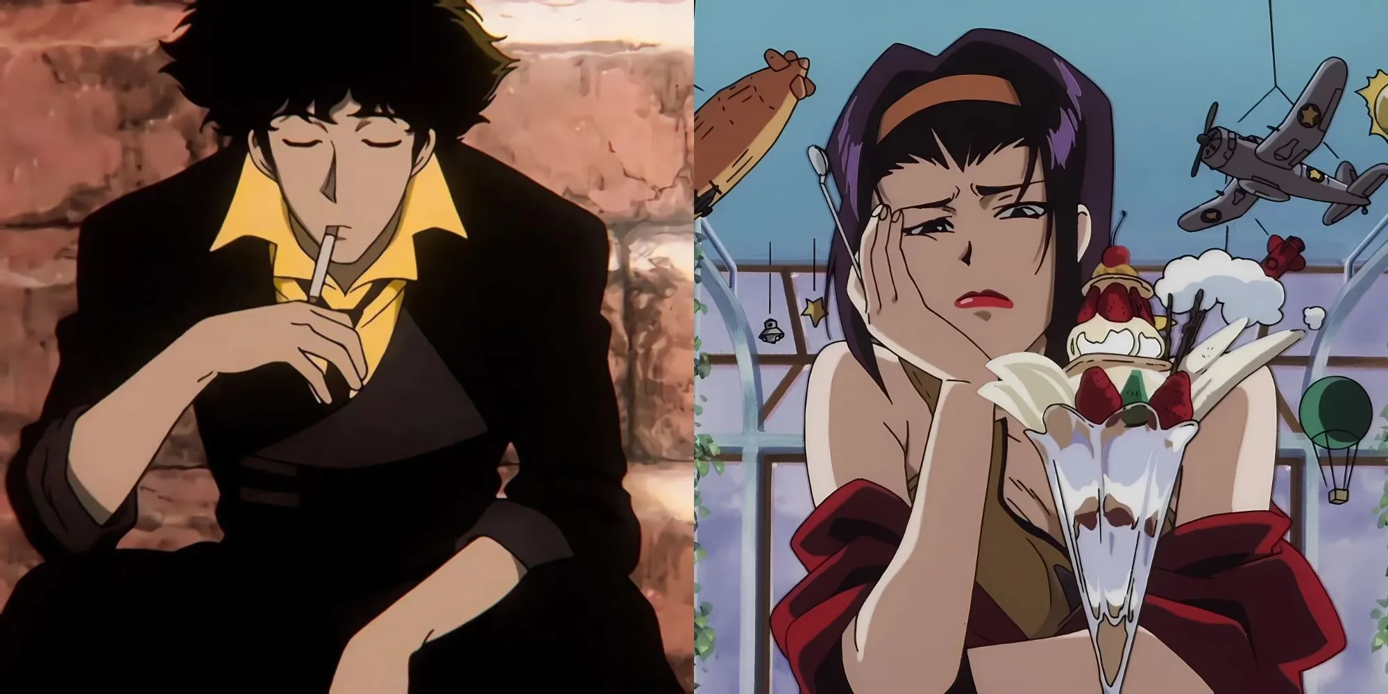 Phi hành đoàn tàu Bebop: Spike, Jet, Faye, Ed, Ein