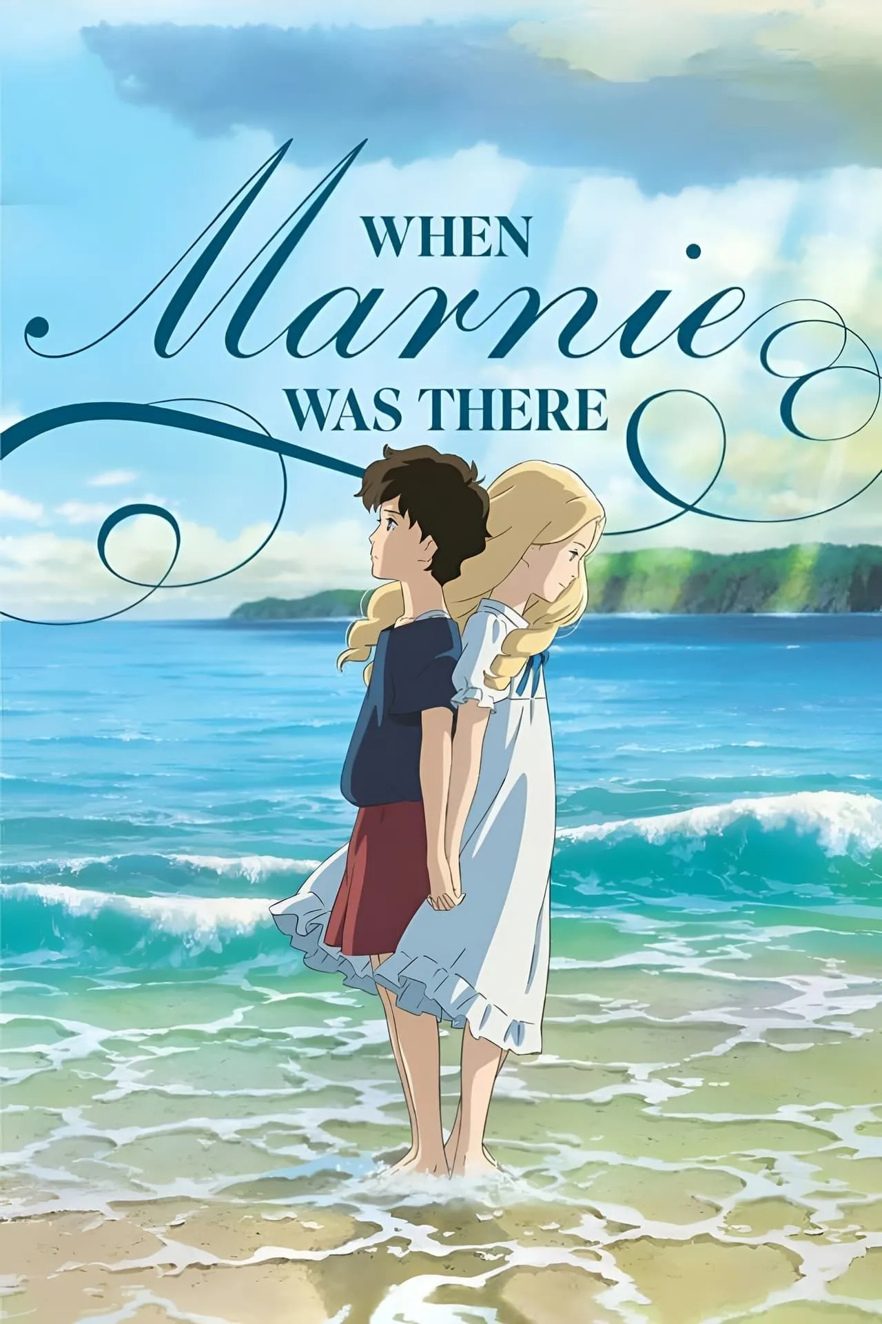 Poster chính thức của bộ phim hoạt hình When Marnie Was There do Studio Ghibli sản xuất