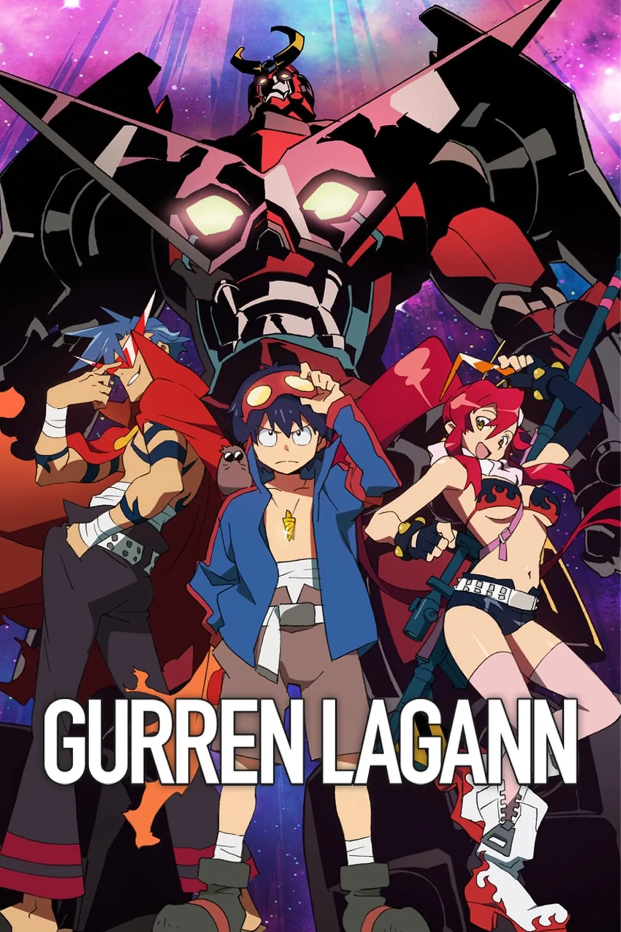 Robot Gurren Lagann với Kamina và Simon bên trong