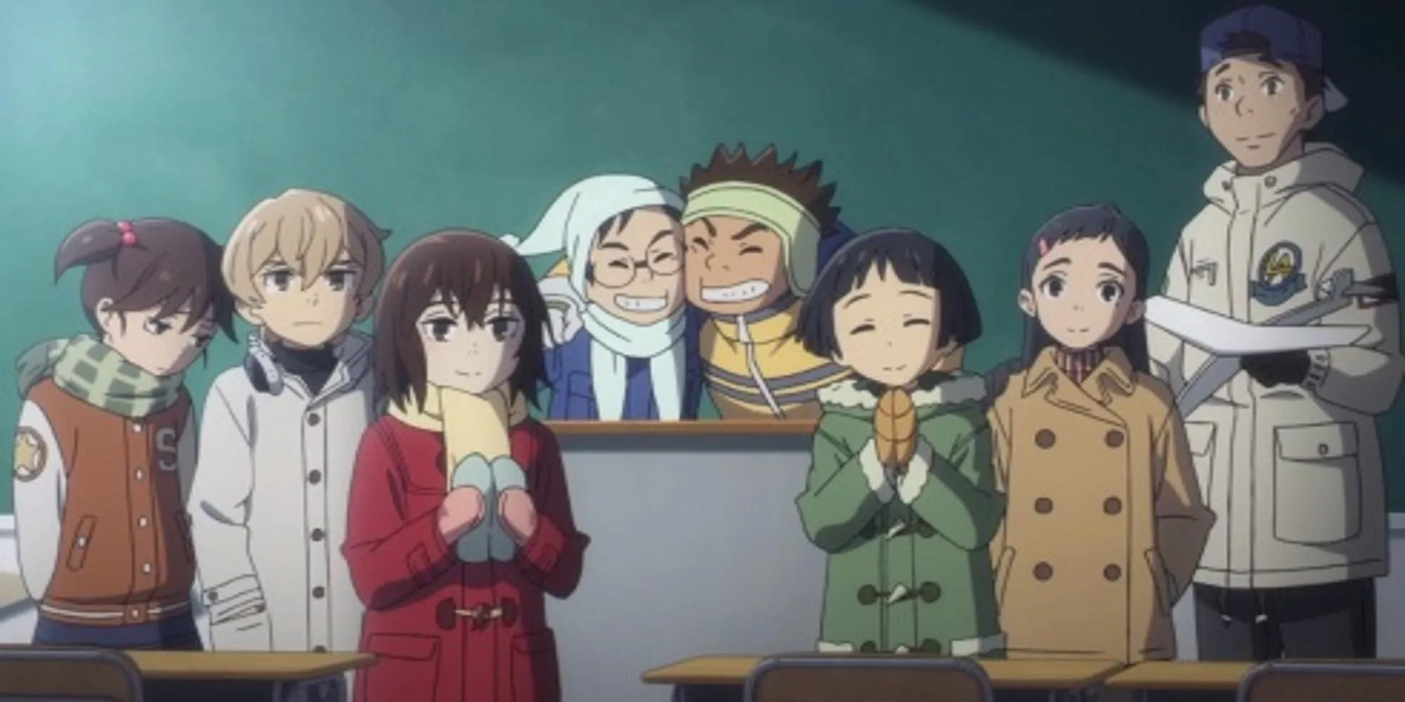 Satoru Fujinuma và Kayo Hinazuki, hai nhân vật chính trong anime Erased