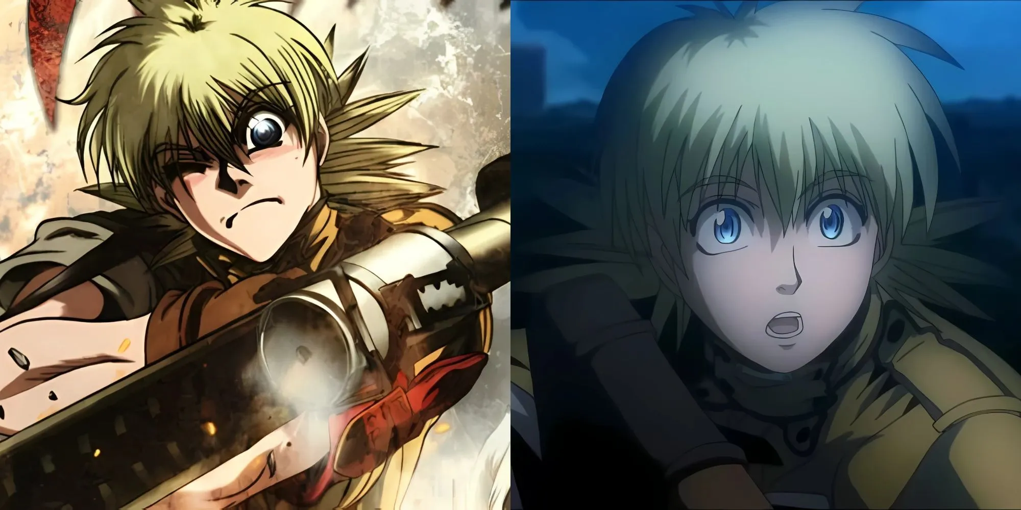 Seras Victoria với khẩu Harkonnen trong Hellsing Ultimate