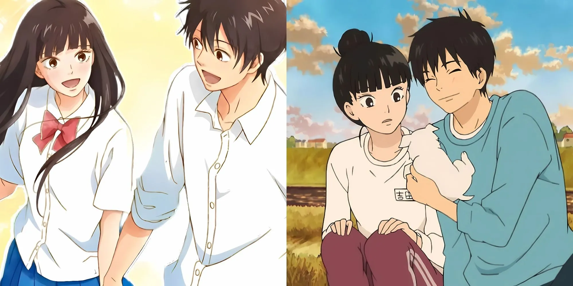 Shota Kazehaya (ánh dương) và Sawako Kuronuma (bị hiểu lầm) trong anime Kimi ni Todoke