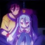 Sora và Shiro trong thế giới Disboard của anime No Game No Life