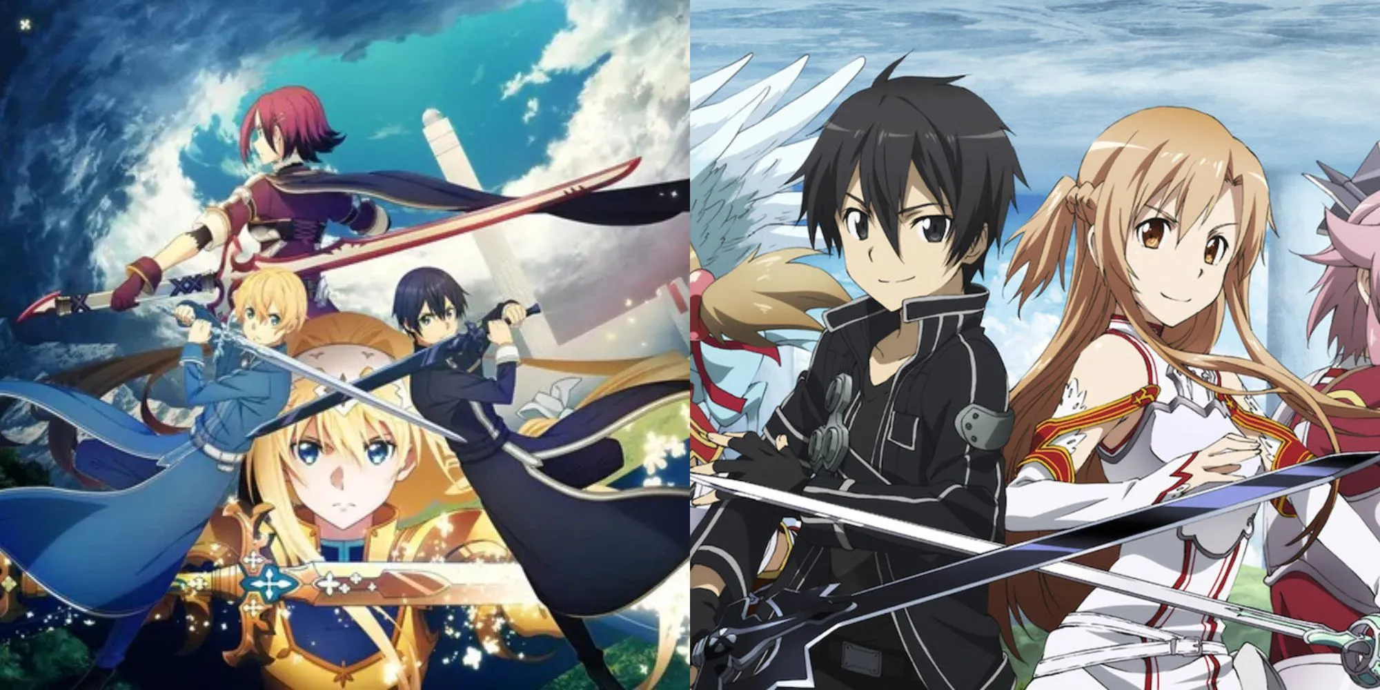 Sword Art Online - Kirito và Asuna chiến đấu sinh tồn trong tòa thành Aincrad