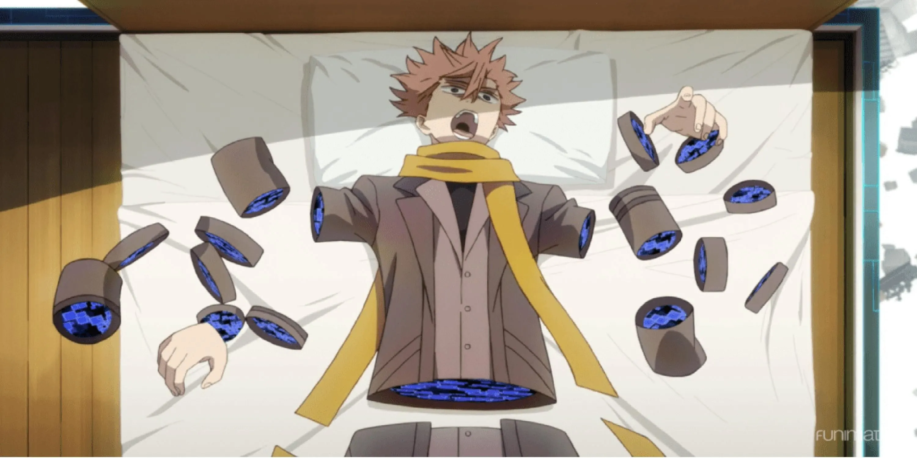 Thám tử Sakaido (Narihisago) trong thế giới Id Well của anime Id:Invaded