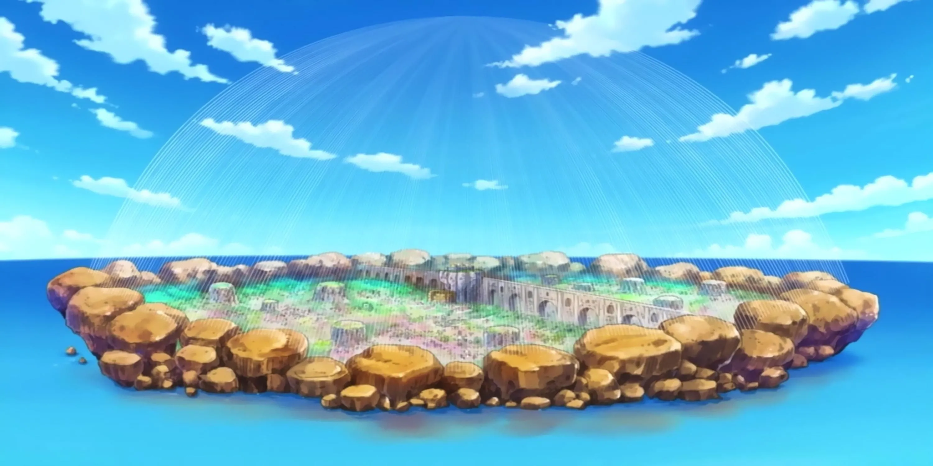 Thành phố Dressrosa rực rỡ nhưng che giấu bóng tối dưới sự cai trị của Doflamingo