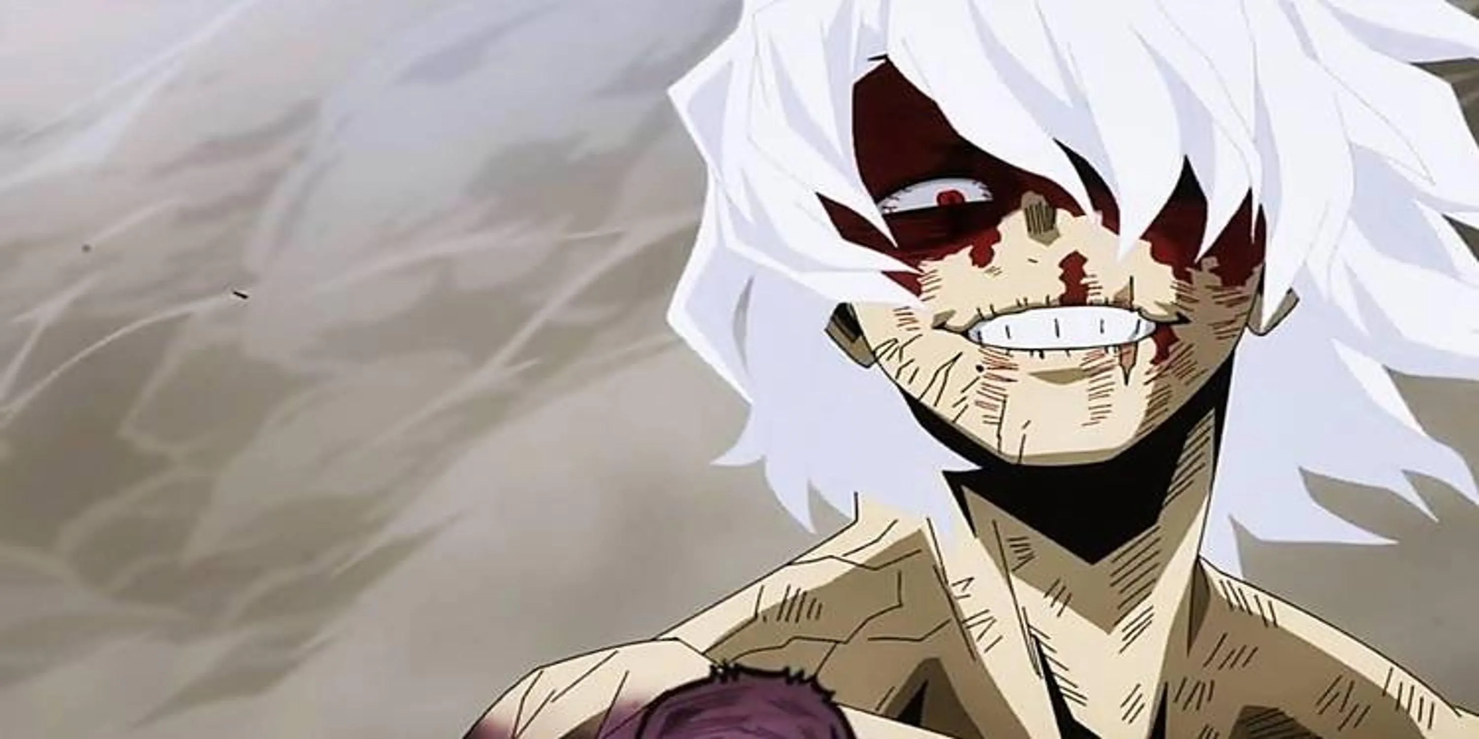 Tomura Shigaraki giải phóng sức mạnh Quirk Decay sau khi thức tỉnh