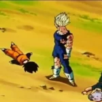 Vegeta đánh ngất Trunks và Goten trong Saga Majin Buu