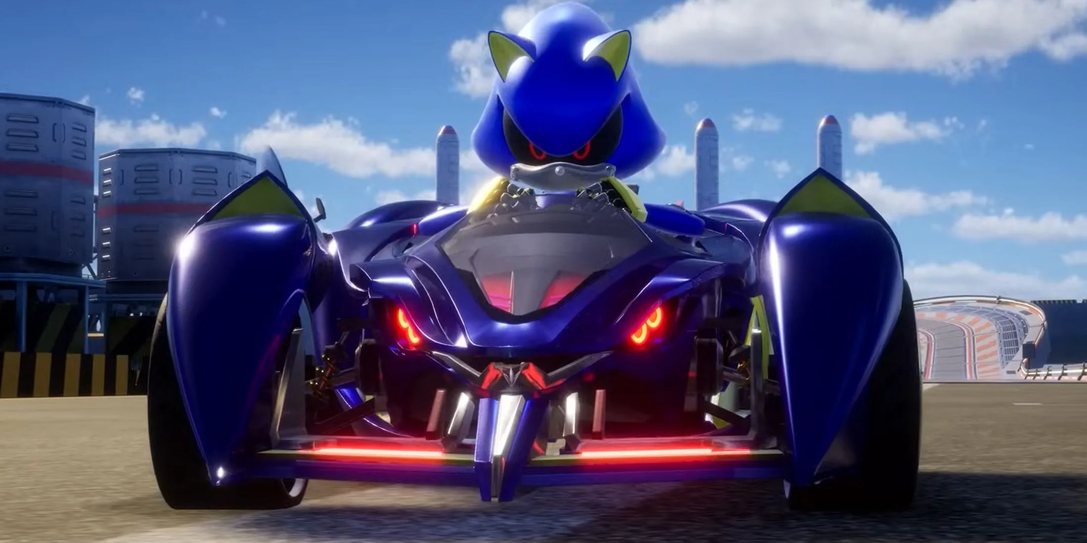 Metal Sonic trên giao diện tùy biến xe trong Sonic Racing CrossWorlds
