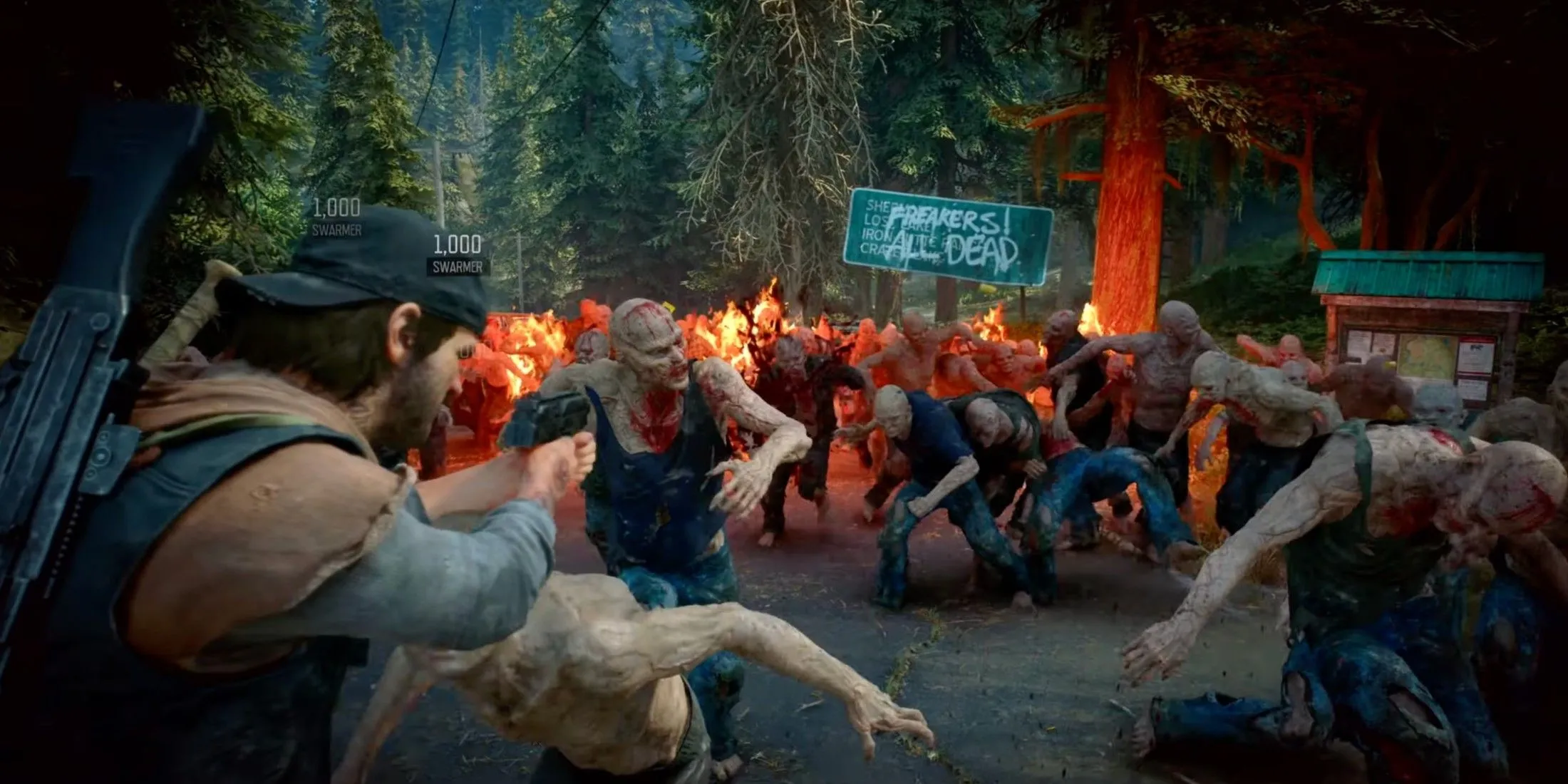 Người chơi Days Gone Remastered đối mặt với quân đoàn Freaker trong chế độ Horde Assault đầy kịch tính